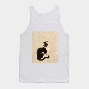 Minhwa: cat & butterfly (Korean traditional/folk art) Tank Top